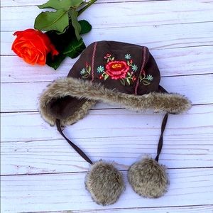 Adorable Embroidered snow hat